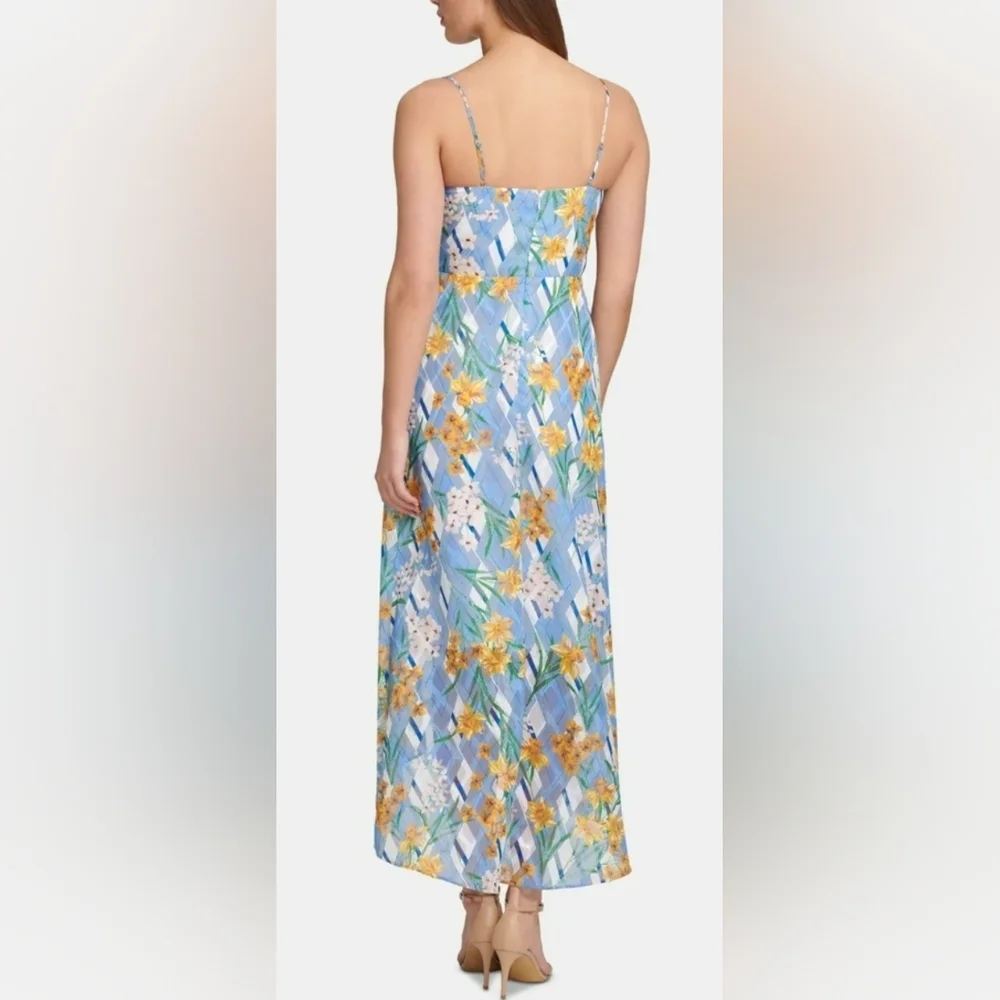 Intricate Patterned High-Low Sundress - Picture 3 of 6